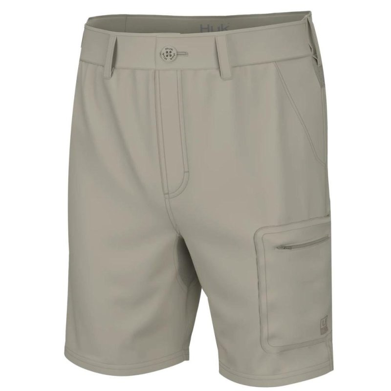 HUK Next Level 7 Shorts Khaki XXL H2000173-250-XXL