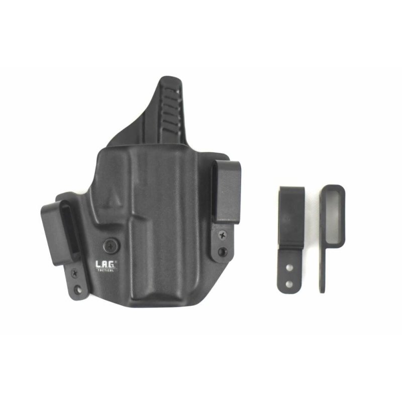 L.A.G. Tactical Defender Holster Glock 43 43X Black Kydex Right Hand