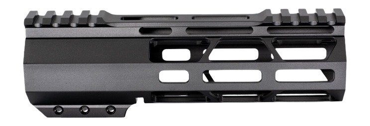 JE MACHINE PS-223MLK7JBLK 7" AR15 MLOK SLIM HGRD