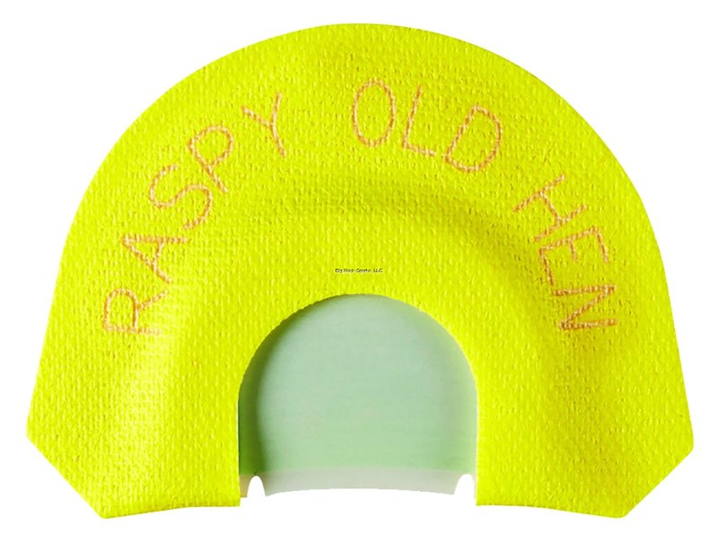 HS Strut Raspy Old Hen Double Reed Turkey Call Yellow Infinity Latex