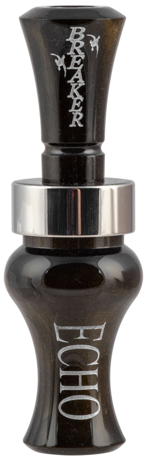 Echo 78909 Breaker Single Reed Duck Call Black Gold Pearl Acrylic