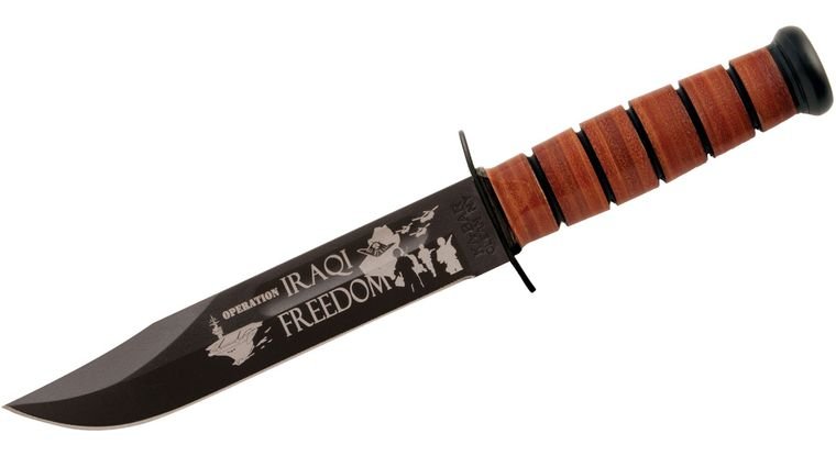 Ka-Bar US Army Commemorative Iraqi Freedom Fighting Knife