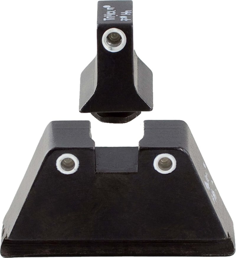 Trijicon Glock Suppressor Height Green Tritium Night Sight Set Black