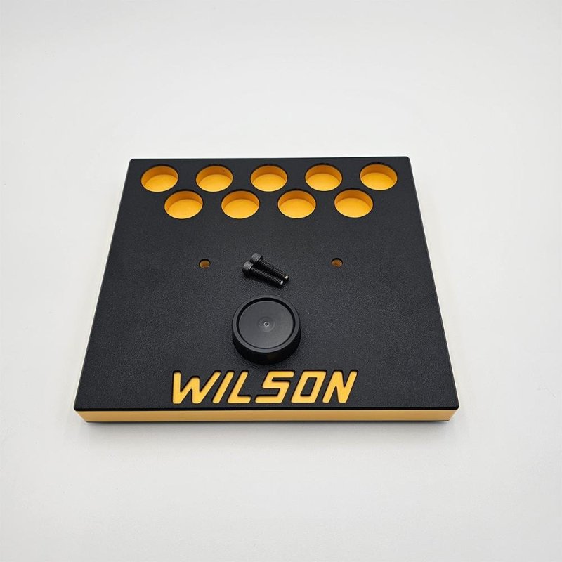 L.E. Wilson Trimmer Platform, Polyethylene, Storage for 9 Case Holders