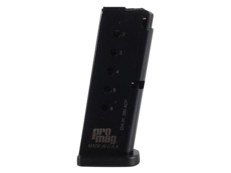 ProMag DIA-01 Diamondback DB380 .380 ACP 6-Round Blued Steel Magazine
