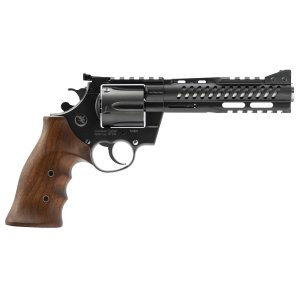 Korth NXR 44 Magnum 6rd 6 Barrel Dual Picatinny Rails DLC Black Revolver