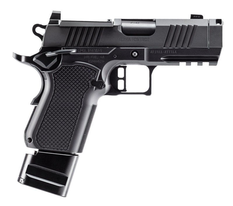 Alpha Foxtrot AF1911 Attila 9mm 3.5" 20-Round DLC Black