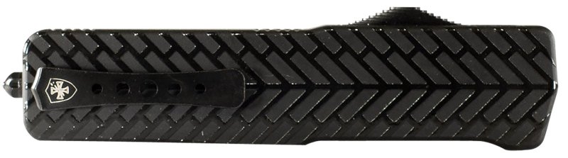 Templar LAHBG52 3.5" OTF Tanto D2 Blade Black Herringbone Handle