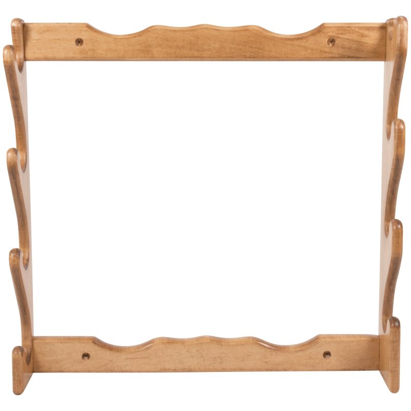 Allen 18550 Four Gun Wall Rack Natural Finish