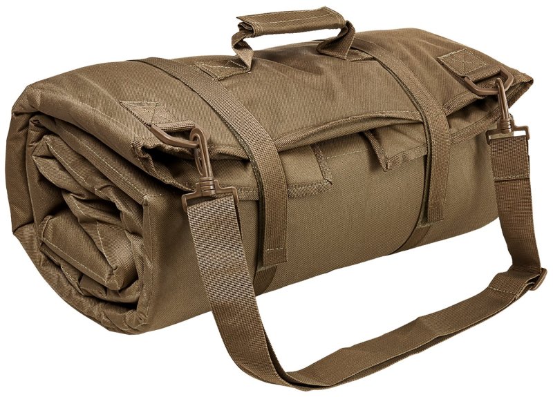 NcStar VISM Roll Up Shooting Mat, Tan, PVC Material, Slip Resistant, .30in Padding, Compact Size
