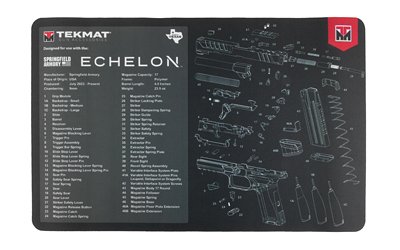 TekMat Tekmat for Springfield Echelon Cleaning Mat Black