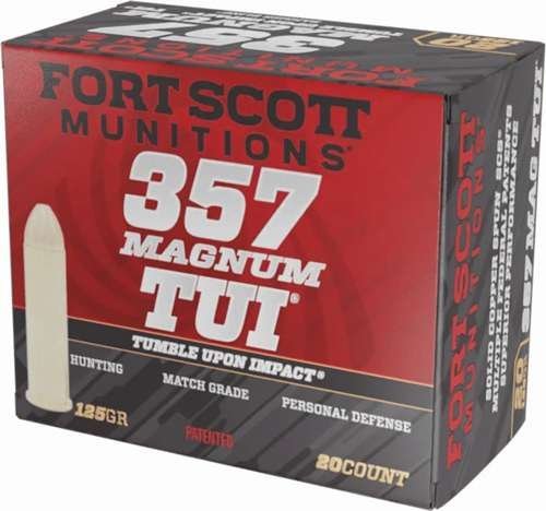 Fort Scott Munitions Pistol Ammo 357 mag 125 gr. TUI 20 rd.
