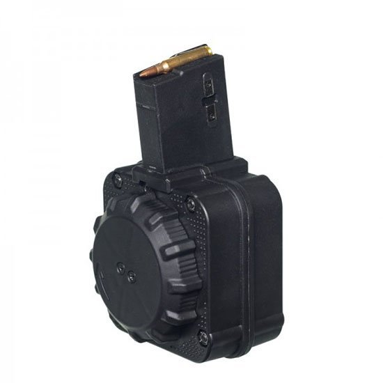 ProMag DRMA8 Standard 65rd Drum 5.56x45mm Fits AR-15 Black DuPont Zytel...