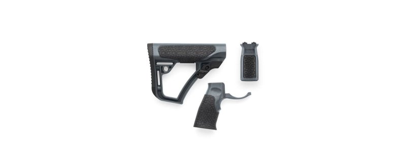 Daniel Defense AR-15 Furniture Kit M-LOK Tornado Gray Rail