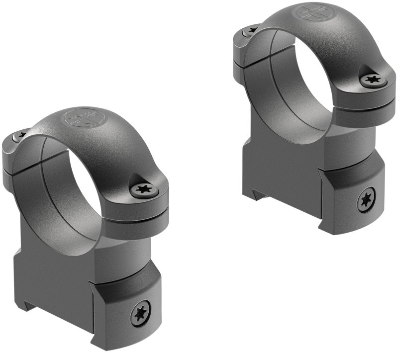 Leupold CZ 550 1" High Steel 2-Piece Scope Ring Matte Black
