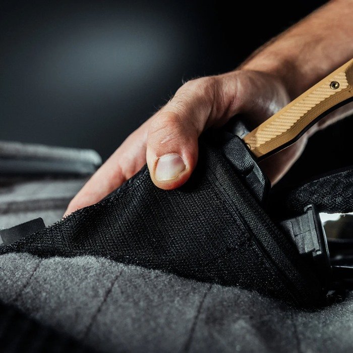 EBERLESTOCK FADE Admin Pouch Small Black MOLLE-Compatible