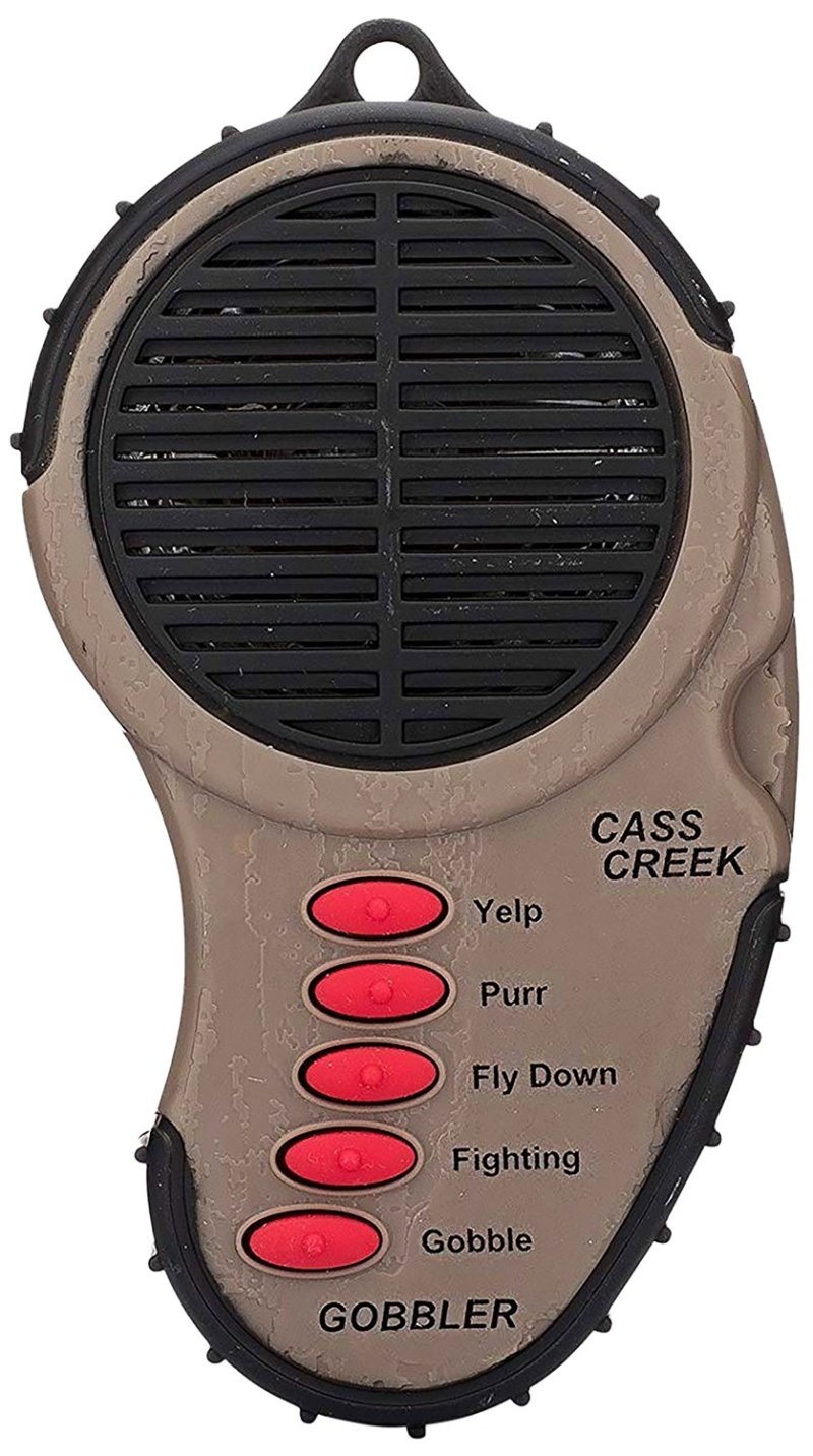 Cass Creek 041 Ergo Spring Gobbler Electronic Game Call, Camo, Belt Clip