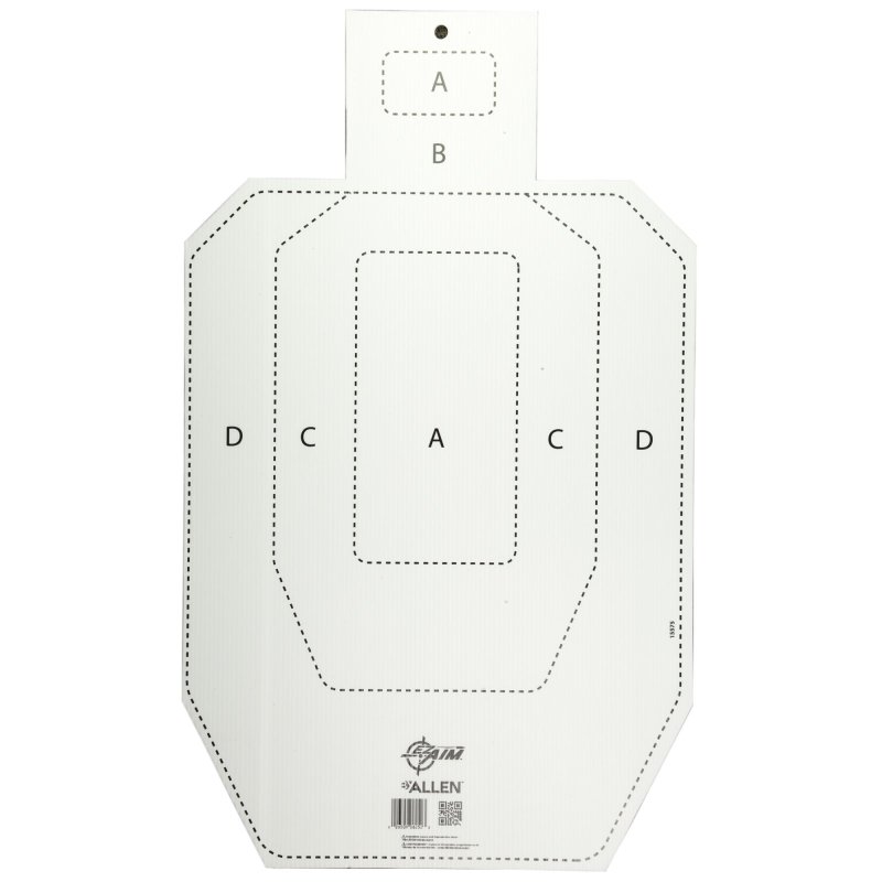 Allen Ez Aim Coroplast IPSC Silhouette 18x30 Target