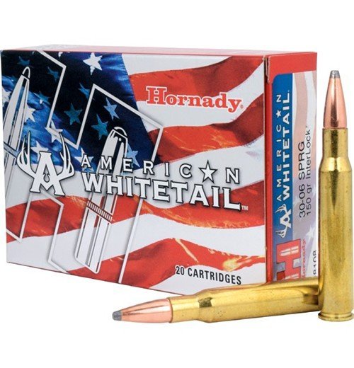 Hornady American Whitetail 30-06 Springfield 180 Grain InterLock 20/Box