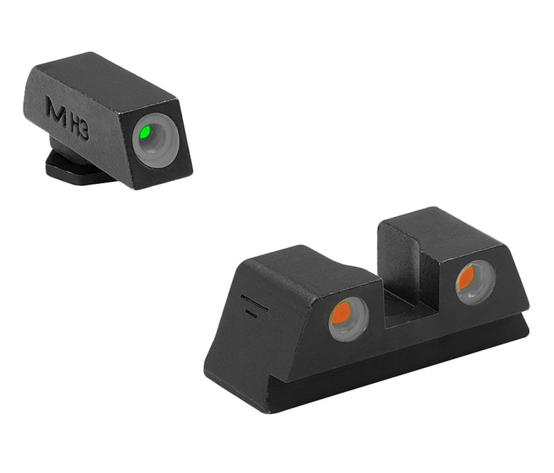 Meprolight 102203301 Tru-Dot Sight Set Green/Orange Tritium Glock 42/43/48X