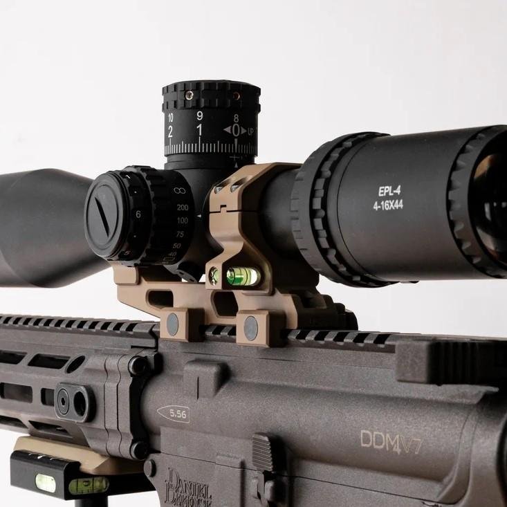RPM Bravo 35mm Cantilever Mount (1.50'') With Co-Linear Bubble Level FDE