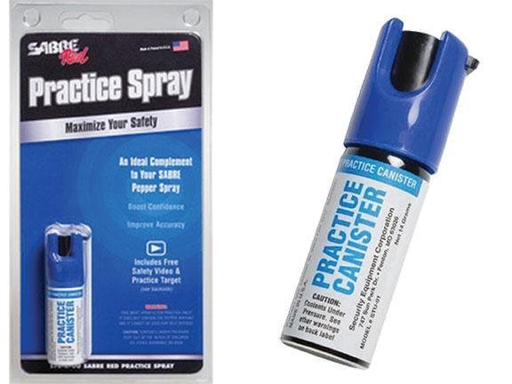 Security Equipment .54oz Sabre Red Practice Spray - Case of 72