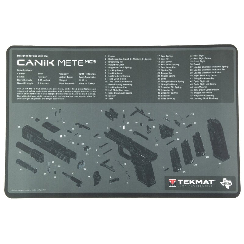 TekMat Tek-R17 Cleaning Mat 17x11 For Canik MC9