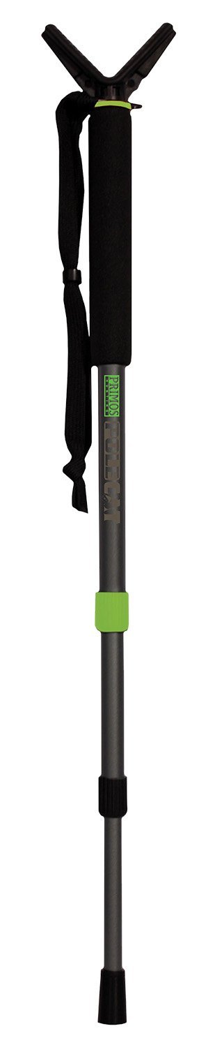 Primos 65480 Monopod 16-38 in Aluminum Black Three Piece Adjustable