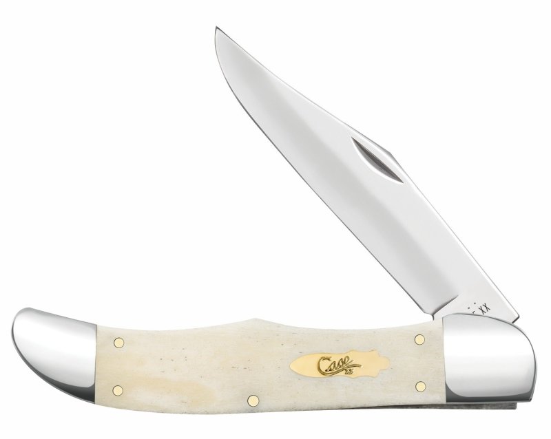 Case Cutlery Hunter 4.10" Folding Clip Point Plain Mirror Polished Blade