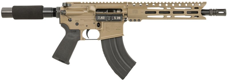 Diamondback DB15 7.62x39mm 10 In 28 Round FDE DB1915O061