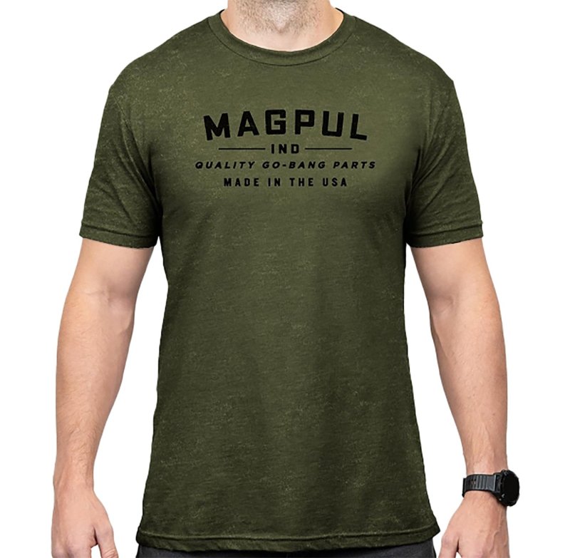 Magpul MAG1112-317-2XL Go Bang Parts CVC T-Shirt 2XL Olive Drab Heather