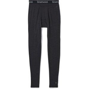Smartwool SW016361010100L Men's Classic Merino Base Layer Bottom, Charcoal Heather, Large