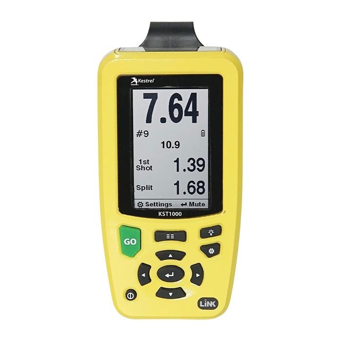 Kestrel KST 1000 Shot Timer 0740LYEL Bluetooth IP67 90hr Battery Life