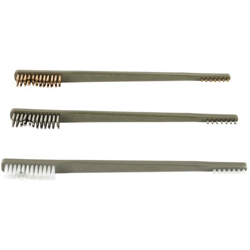 Otis All Purpose Brushes Nylon/Bronze/Stainless 9 Pack 9 In