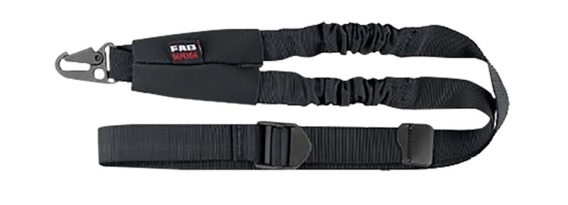 FAB Defense FXBUNGEEB Tactical Sling 23.6 In Black Elastic Quick Release
