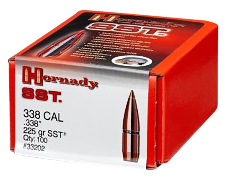 Hornady 33202 SST Hunting 338 Cal .338 225 gr Super Shock Tip (SST)