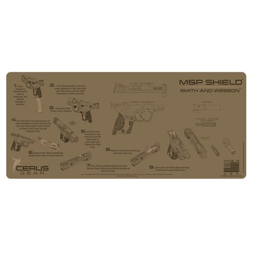 Cerus Gear IM-SW-MP-SHLD-INS-COY Cleaning Mat 17In Coyote