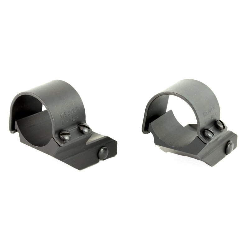 Weaver 49045 Detachable Dual Extension Rings 1 In Matte Black High