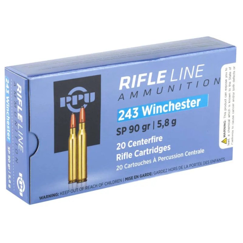 Prvi Partizan PP2431 Standard Rifle 243 Win 90gr Soft Point 20 Box