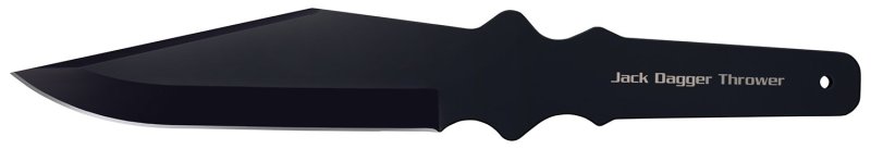 Cold Steel Cs80tjdz Jack Dagger Thrower 7.50" Fixed Plain Clip Point Black