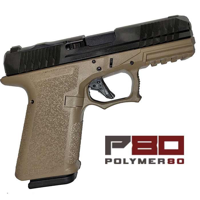 P80 C 9mm 4In 15Rd OCS BK/FDE