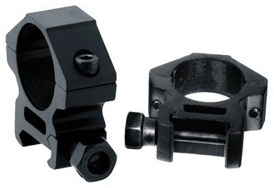 Leapers UTG RGWM25L2 1" Low Profile Scope Rings Matte Black
