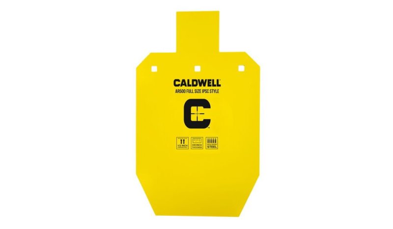 Wheeler 1116705 Caldwell AR-500 Steel Target IPSC Full Size Yellow