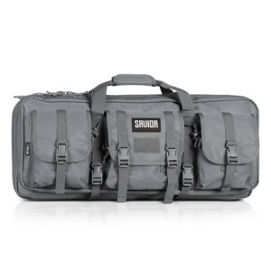 Savior Equipment American Classic Shorty 28" Double Rifle Case - Gray