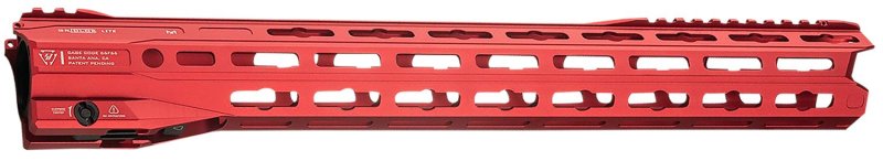 Strike Industries GRIDLOK-LITE-17-RED 17" M-LOK Rail Quick Detach Red