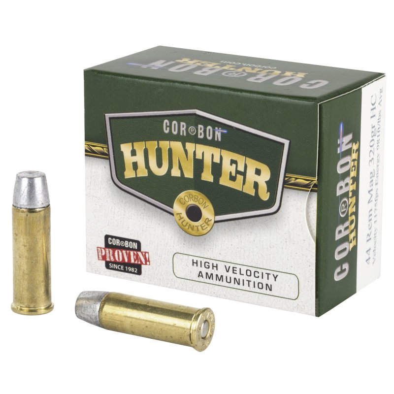 Corbon 44 Rem Mag 320Gr Hard Cast Hunt 20Rd 25Bx/C