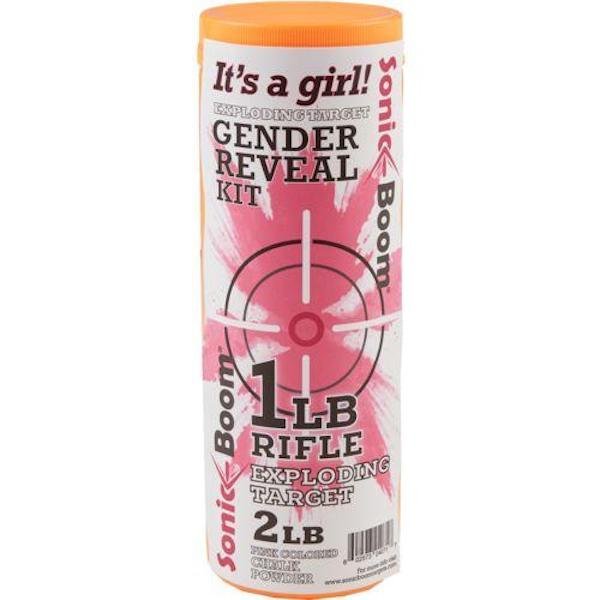 Sonic Boom SBTGRGIRL Gender Reveal Girl Exploding Target