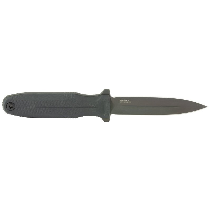 SOG Pentagon FX SOG17610157 4.77" Spear Point Black TiNi S35VN Blade