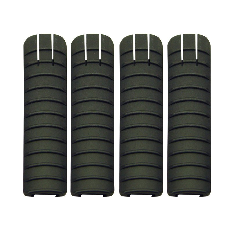 ProMag PM015A Black Polymer 1913 Picatinny Rail Cover 4-Pack