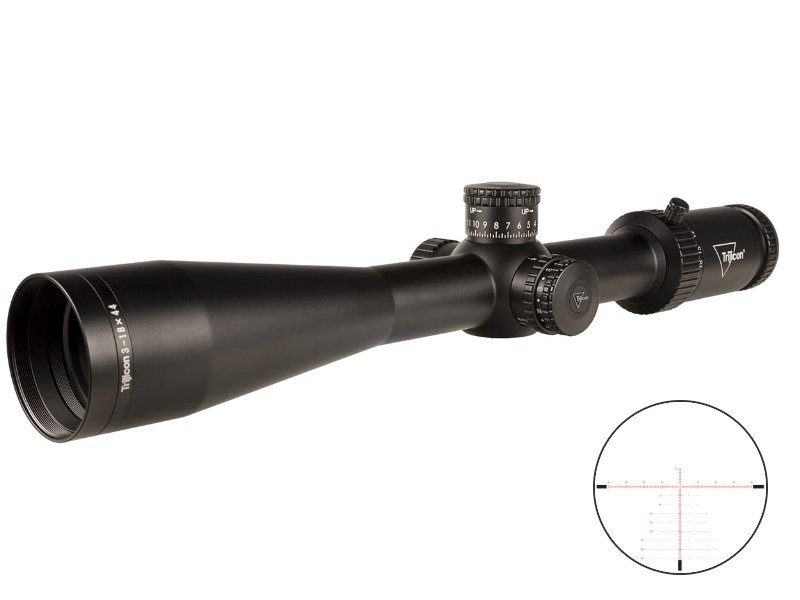 Trijicon Tenmile HX 3-18x44 FFP MOA Red Green Illuminated Scope 44MM